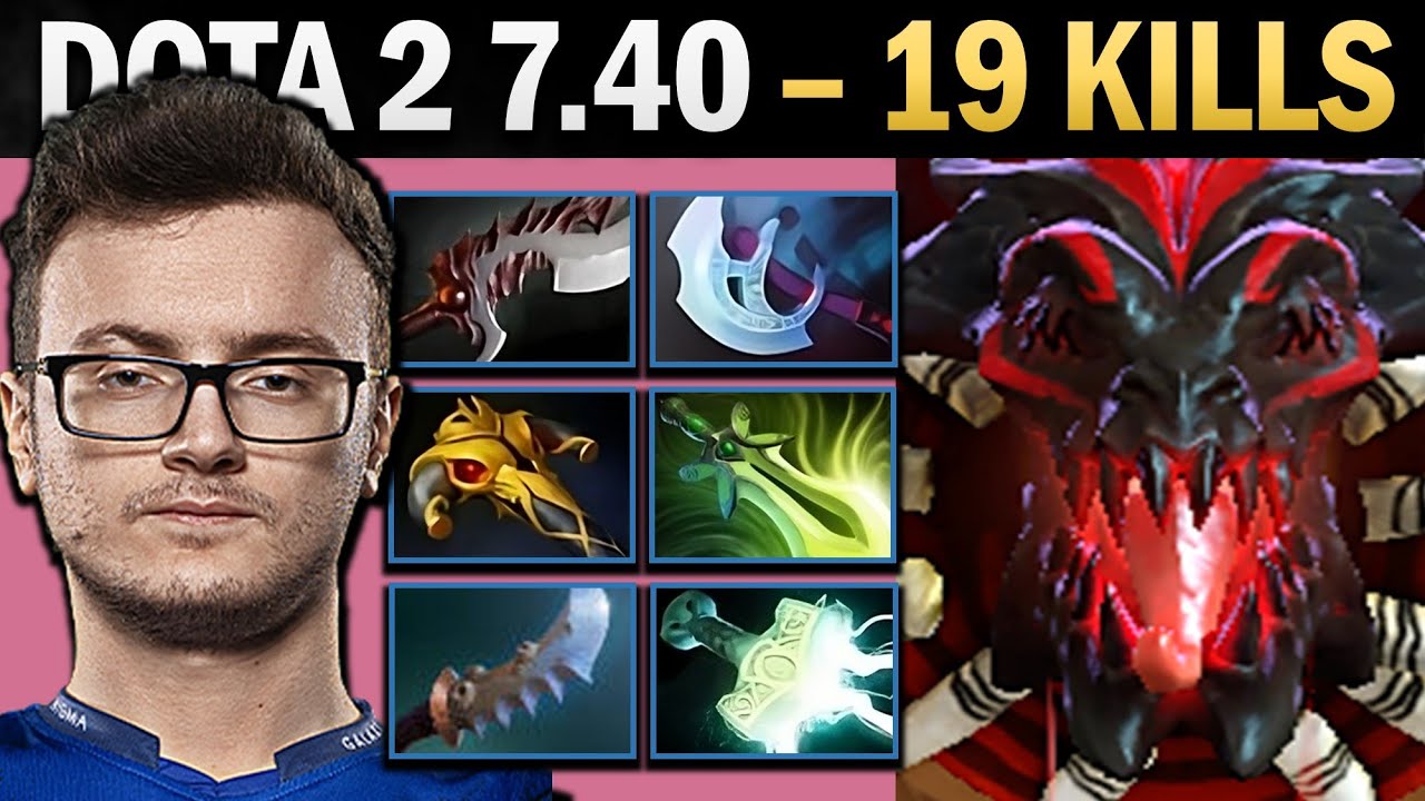 Bloodseeker — профессиональный керри с 19 убийствами и Butterfly — Dota 7.41