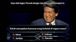 Rafah Itu Di Mana? | Who Wants To Be A Millionaire Malaysia