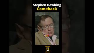 Stephen hawking comeback #science #funny #respect