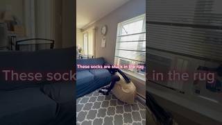 The Socks Were Stuck To The Rug