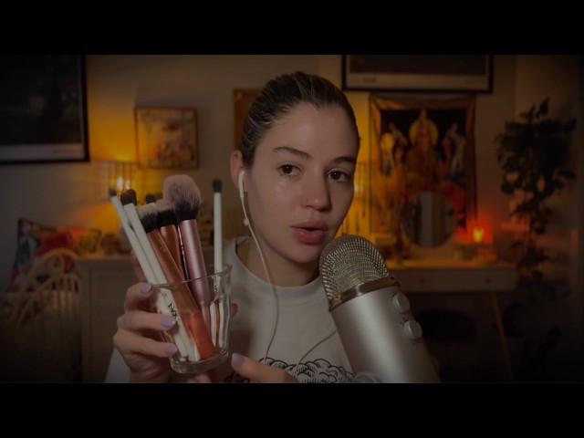 asmr doing my everyday makeup routine (˶ˆᗜˆ˵)₊˚⊹♡
