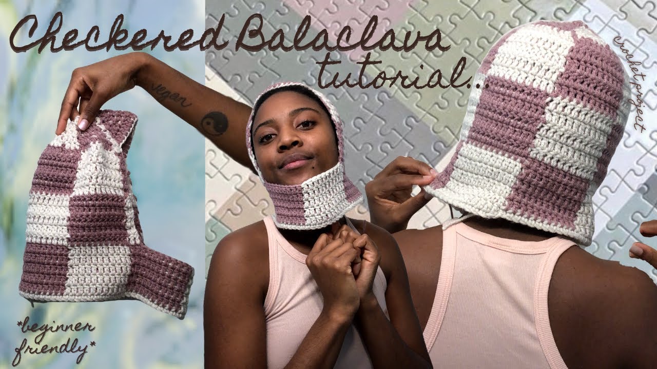 Checkered Balaclava Tutorial *Beginners* - YouTube