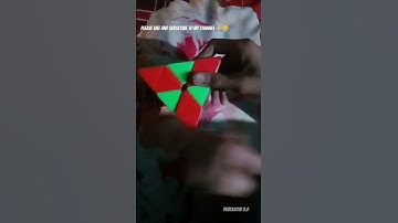 checkerboard pattern on pyraminx#trending#viral#shorts#short