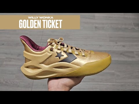 Golden Ticket - Converse x Wonka - All Star BB Trilliant CX + On