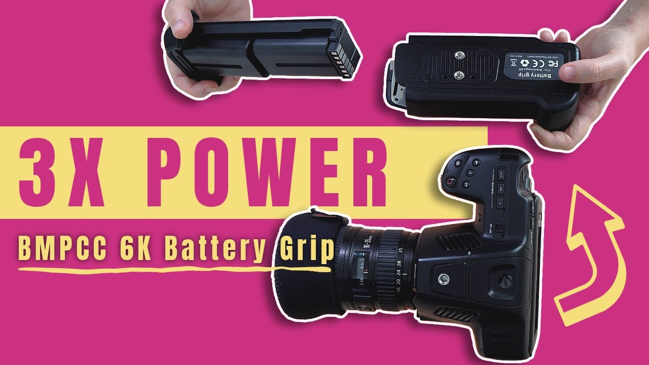 Blackmagic 6K Pro Battery Grip Setup (Step-by-Step)