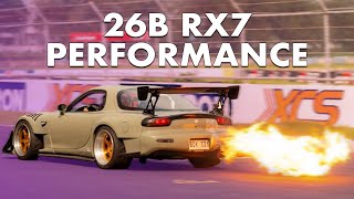 26b RX7 DONUTS  at MAZDA DAY  | Angie Mead King