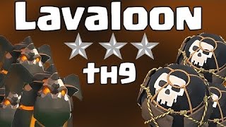 How to use lava hound and ballons on town hall 10 to get 3 star