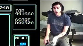 FIRST 1.3!! 1,300,920 [ former PB] - NES Tetris
