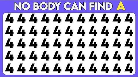Find The Odd One Out | Test Your Observation Skills 👀| Number and Letter Edition