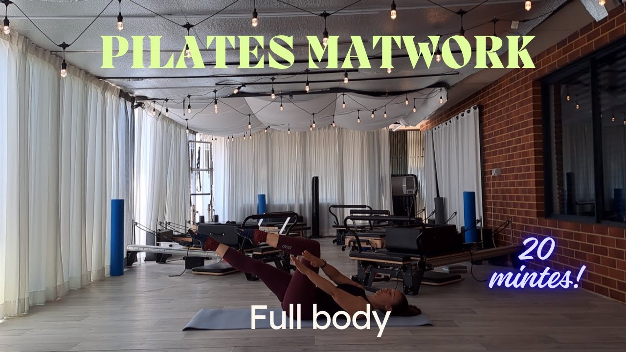 Pilates matwork full body.