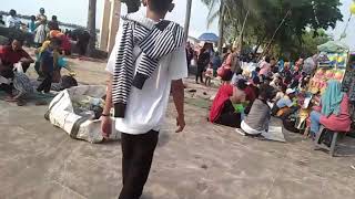 Libur lebaran pantai ancol 2019