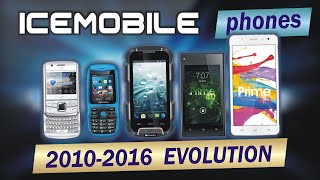 Icemobile phones evolution 2010-2016 | 53 models