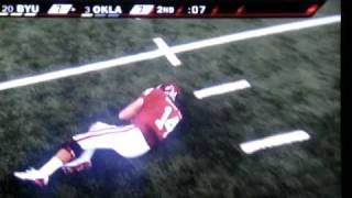 Sam Bradfords injury against BYU