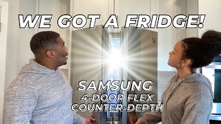 NEW REFRIGERATOR | AFTER EMPTY HOUSE TOUR | SAMSUNG 4 DOOR FLEX COUNTER DEPTH