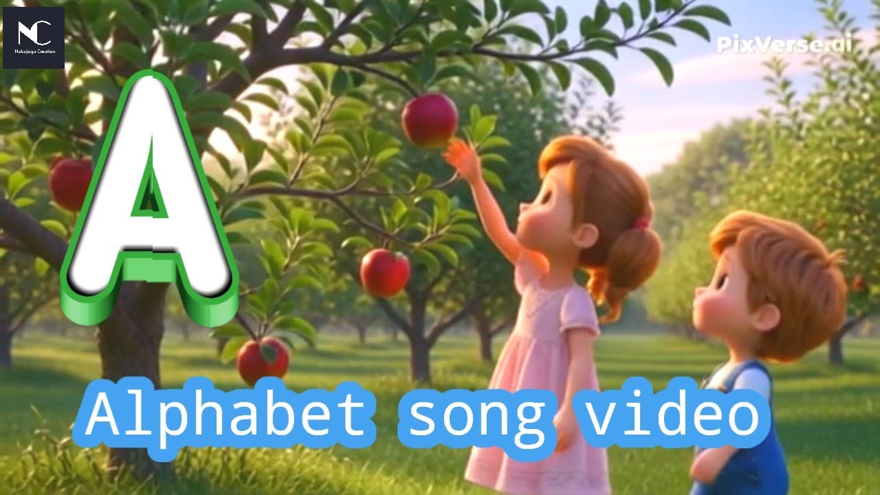 Learn alphabet | Alphabet song video |Nabajuga Creation 