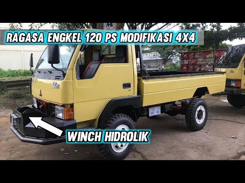 MODIFIKASI TRUK RAGASA ENGKEL DOUBLE GARDAN 4X4 WHELL DRIVE JAGOAN DI LUMPUR