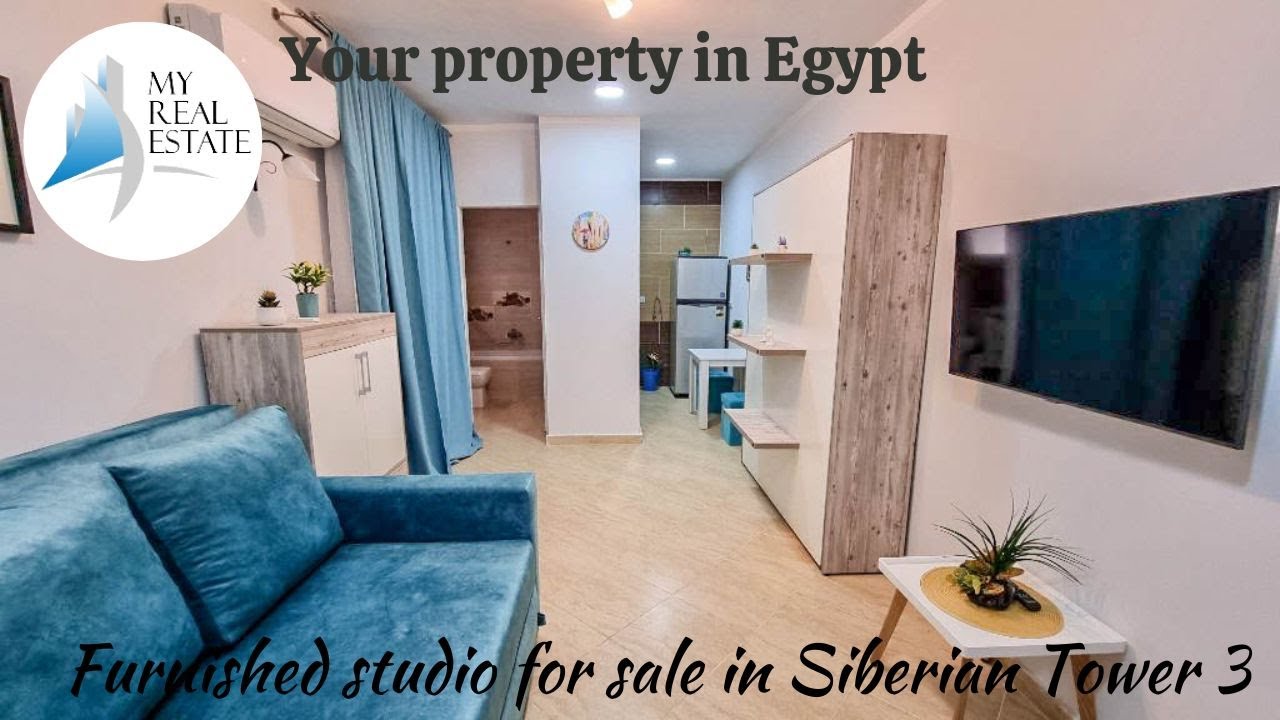 Nicely furnished studio for sale in Siberian Tower 3, Hurghada, Red Sea