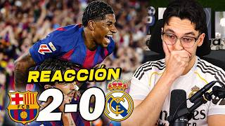 A FAN'S REACTION to Barcelona vs Real Madrid 2-0 *BARÇA ARE CHAMPIONS* | ByDiegoX10
