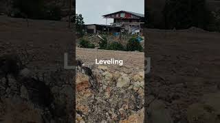 auto level  by dumpy level machine