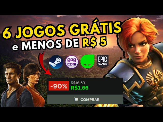 Quais são os melhores jogos gratuitos da Steam, Epic e GOG?