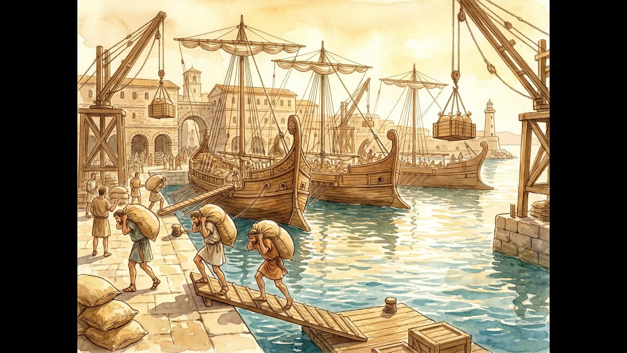 How did they feed million Romans? I sleep-friendly history