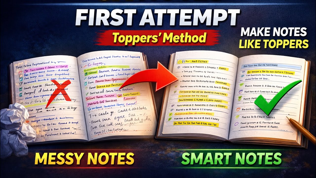 How to Make Effective Notes for CA Exam | Clear CA in First Attempt ...