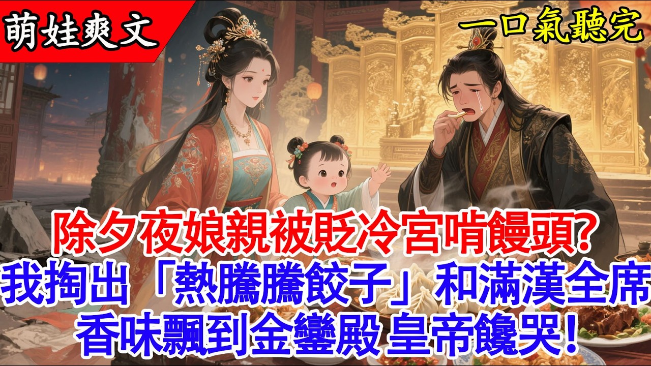 【完結小說】3歲萌娃許願變出滿漢全席！香味饞哭冷漠暴君，這冷宮我不待了！ #有聲書 #爽文 #萌娃 #團寵 #小說 #美食 #原創