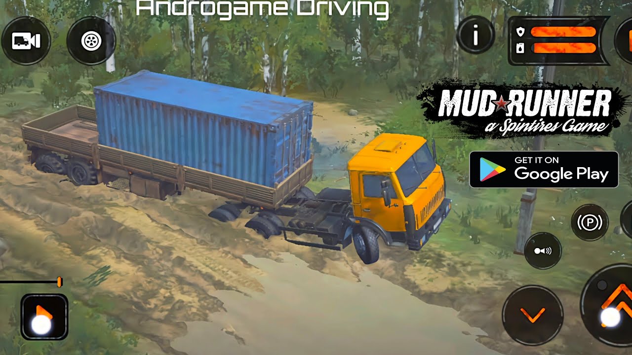 Android gameplay || Drive off road truck || mudrunner