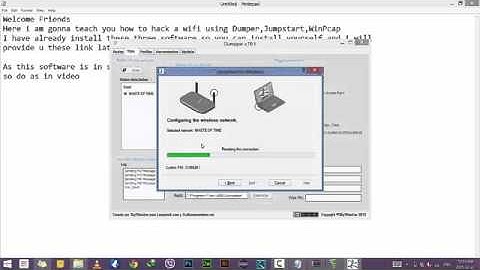 Step By Step Guide To Hack Wifi using Dumpper, JumpStart & WinPcap   YouTube