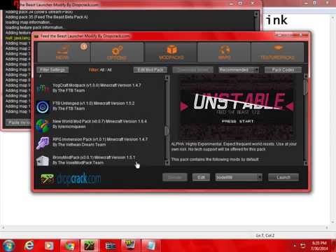 Como baixar o meu ofício tekkit FTB e atlanch
