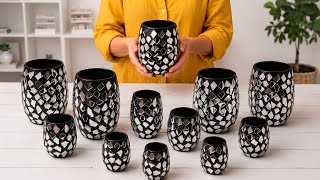 😱 No One Believes I Made This Beautiful Vase from Trash! ♻️ | DIY Home Decor