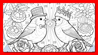 Let's Make it Count 2026 Happy New Year Paint by Number app #coloringbook