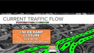 Traffic changes in Cleveland: I-90 East exit ramp to East 9th Street closing for months