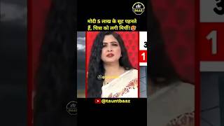 Narendra Modi के 5 लाख के सूट का मुद्दा उठा तो डिबेट में भड़कीं Chitra Tripathi, बहस हुई तेज