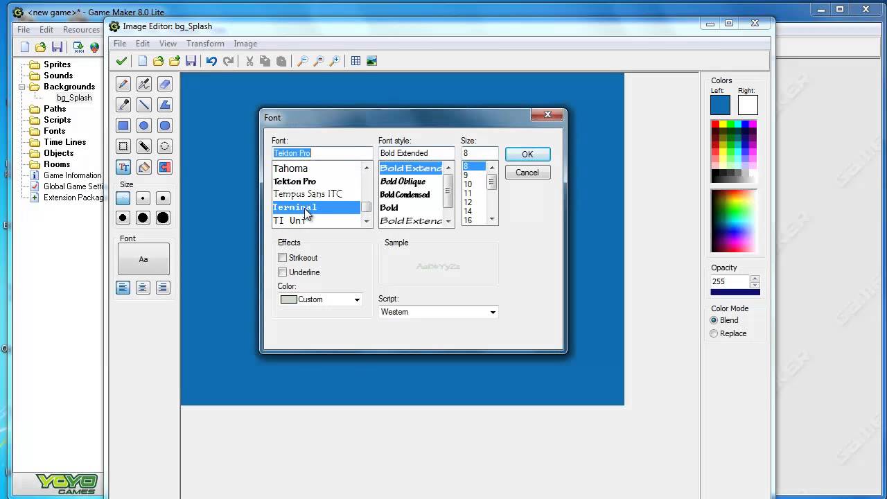 Get Your Game Maker Game Off to a Good Start: Splash Page - YouTube