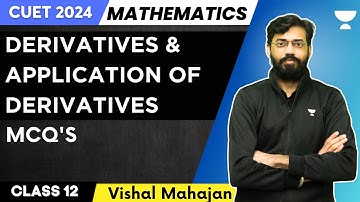 Derivatives & APPLICATION OF DERIVATIVES | MCQ
