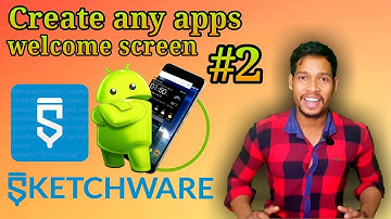Android application main welcome screen splash screen Kaise add kare. sketchware/ Aaura technical