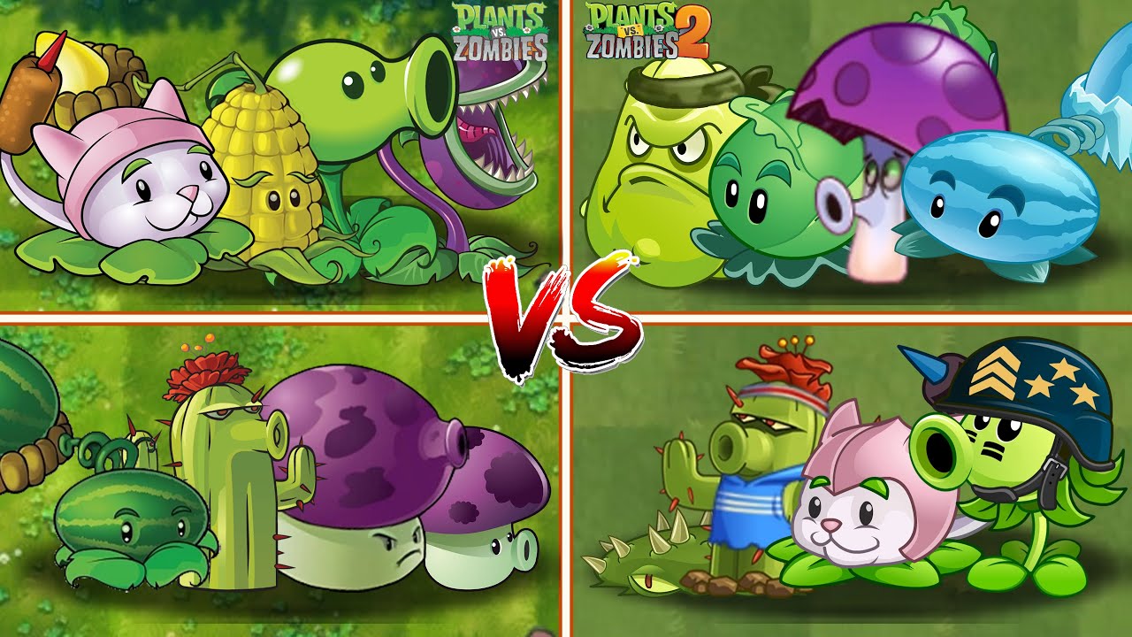 PVZ FUSION против PVZ 2 - Команда растений против команды зомби - стр. 33 - Кто победит? 