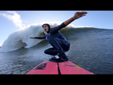 Justine Dupont Rides the Biggest Wave of Her Life at Nazaré | Praia do Norte, November 13, 2019