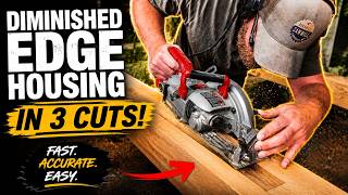Diminished Edge Housing in 3 Cuts | Timber Framing Joinery Explained