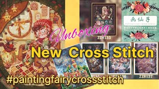 New Cross stitch Unboxing #paintingfairycrossstitch
