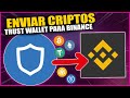 COMO ENVIAR CRIPTOMOEDAS DA TRUST WALLET PARA BINANCE | ENVIAR BITCOIN, USDT, BNB, ETHEREUM, ETC