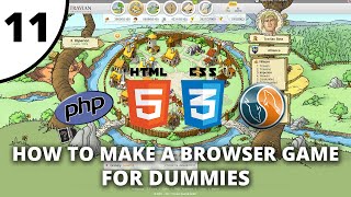 How to make a browser game for dummies - Part 11 - Village overview