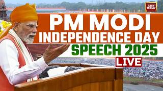 WATCH: PM Modi's Independence Day Red Fort Speech  |Countdown To India's 80th Independence Day| LIVE