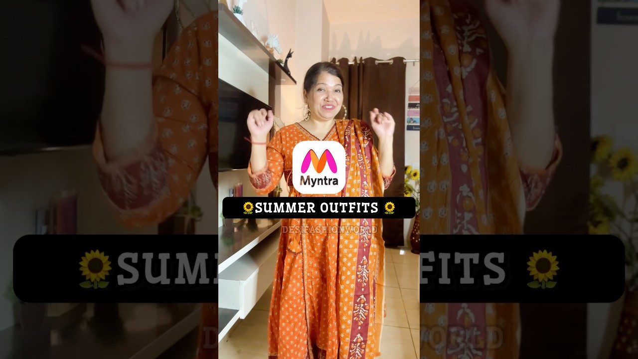🔥Myntra summer cotton ethnic and western dress🔥#myntra #dress #fashion #ytshorts #fyp #yt