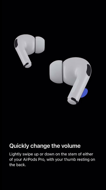 Download lagu How to control AirPods Volume #airpodspro
