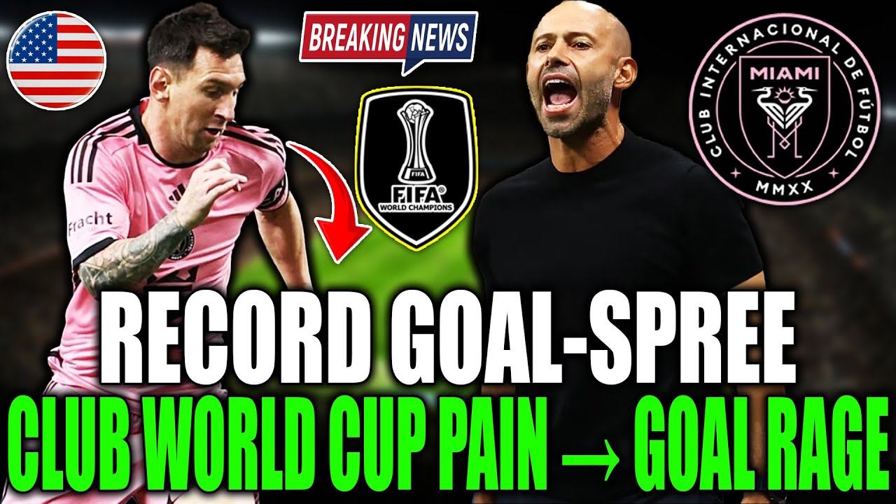 🚨 MESSI ON RECORD-BREAKING GOAL-SPREE FOR INTER MIAMI AFTER CWC HEARTBREAK 🔥