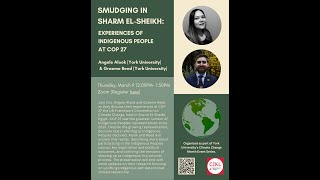 Smudging in Sharm El-Sheikh: Experiences of Indigenous Peoples at COP 27