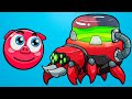 Несносный КРАСНЫЙ ШАР в ЗОМБИ городе. Серия 4. Мультик ИГРА Red Ball Hero Zombie City на Игрули TV