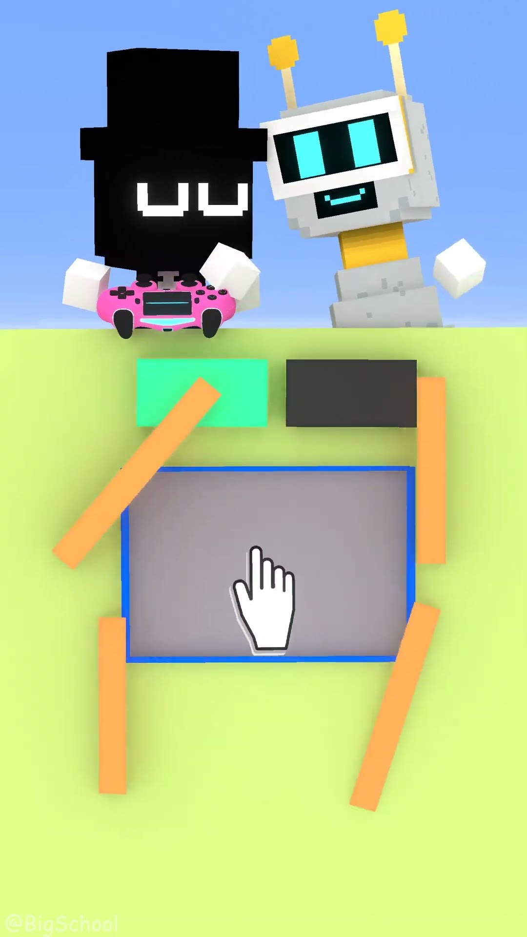 Black and Fun Bot - Who Will Win in a Face-to-Face Challenge?! ?